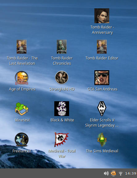 Old games installed through Wine
