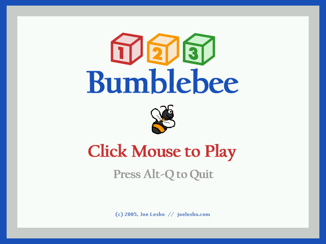 1-2-3 Bumblebee