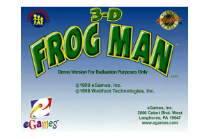 3-D Frog Man