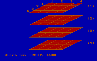 3-D Tic-Tac-Toe