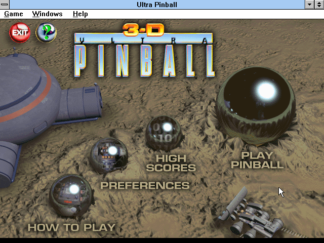 3-D Ultra Pinball