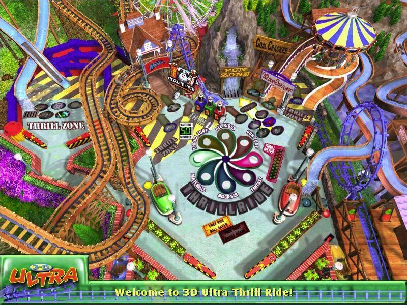 3-D Ultra Pinball: Thrillride