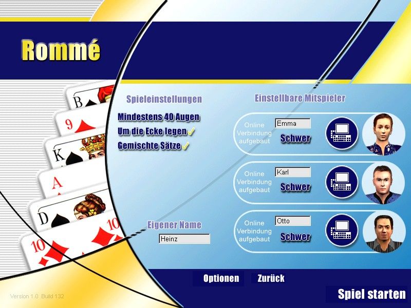 3D Kartenspiele Deluxe: Rommé