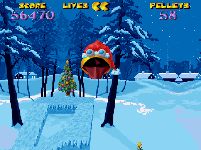 3D Maze Man: Adventures in Winter Wonderland