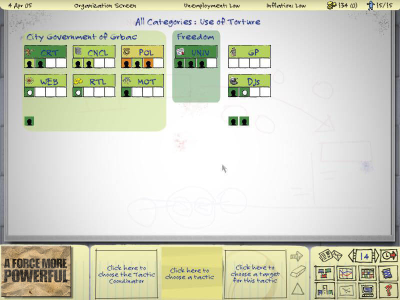 A Force More Powerful: The Game of Nonviolent Strategy