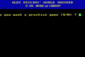 Alex Higgins' World Snooker