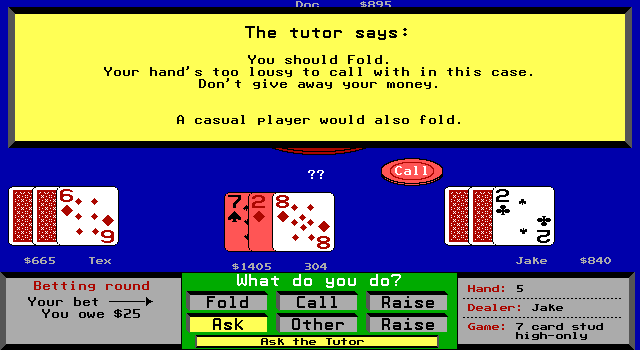 Amarillo Slim's 7 Card Stud