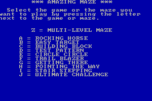 Amazing Maze