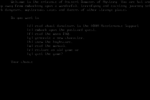 Ancient Domains of Mystery