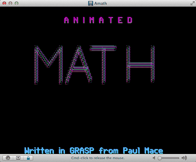 Animated Math