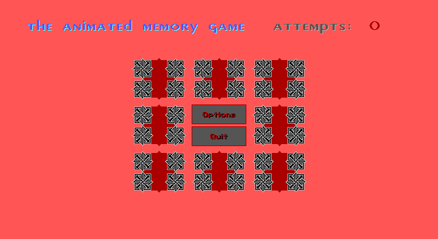 Animated Memory Game