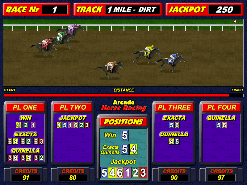 Arcade Horse Racing