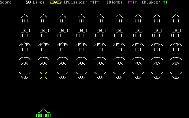 ASCII Invaders
