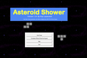 Asteroid Shower