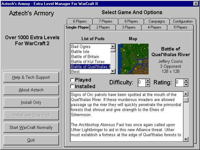 Aztech's Armory: Campaigns for WarCraft II