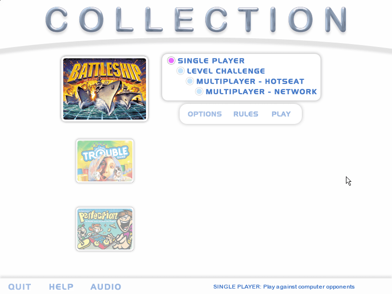 Battleship / Trouble / Perfection Collection