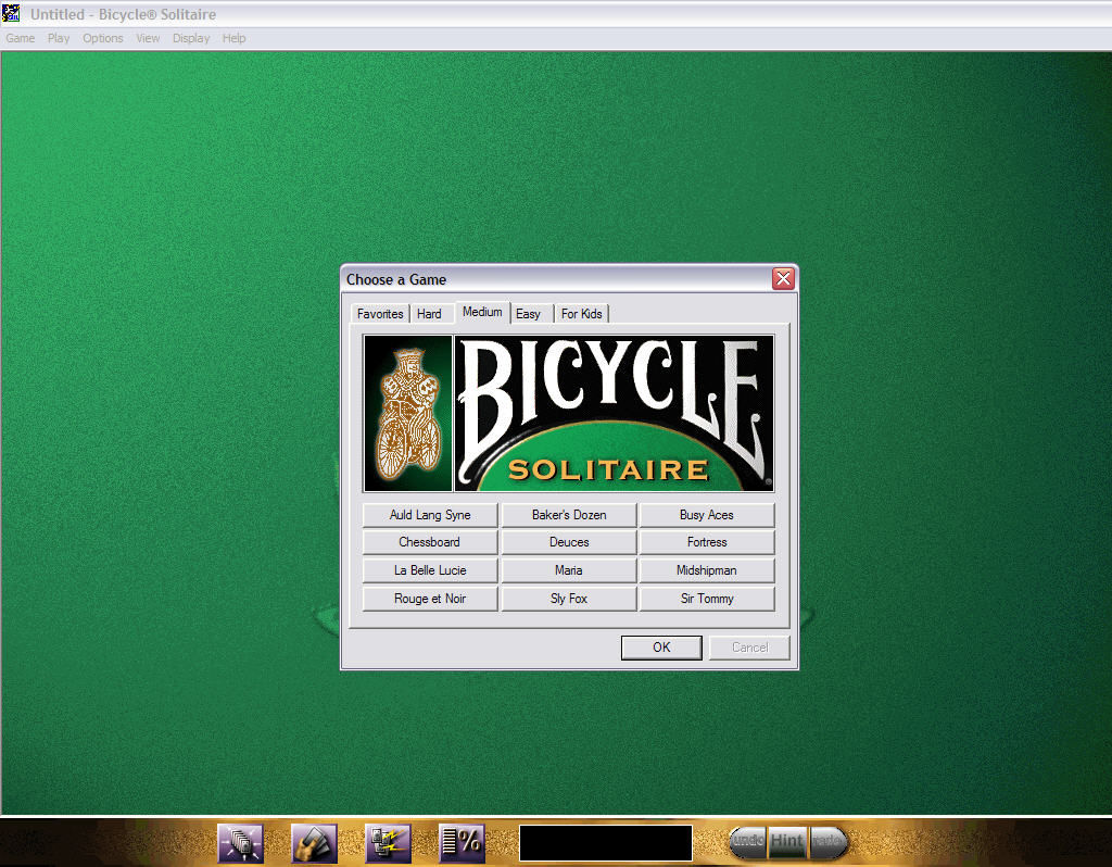 Bicycle Solitaire