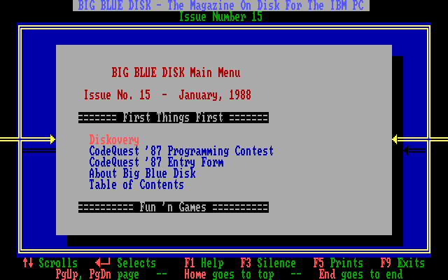 Big Blue Disk #15
