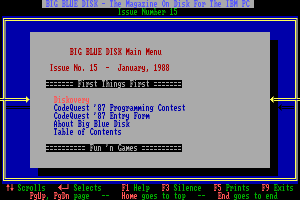 Big Blue Disk #15