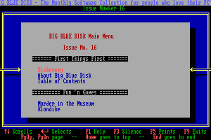 Big Blue Disk #16