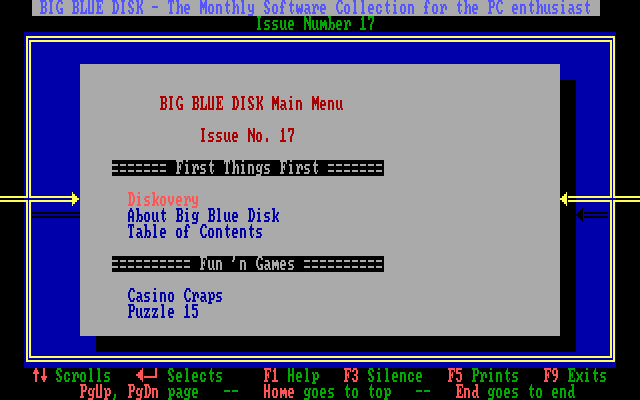 Big Blue Disk #17