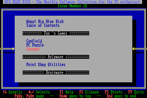 Big Blue Disk #18