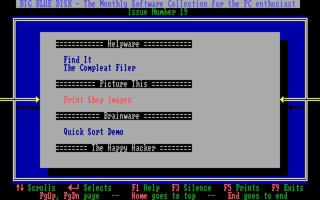 Big Blue Disk #19