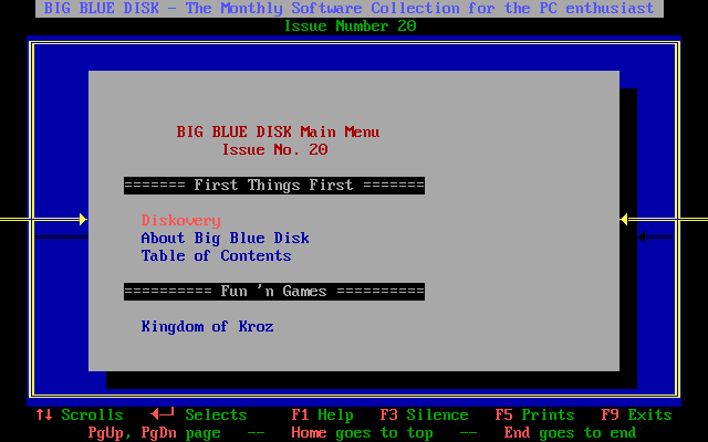 Big Blue Disk #20