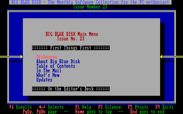 Big Blue Disk #23