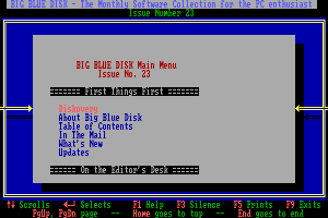 Big Blue Disk #23