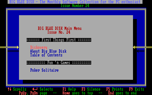 Big Blue Disk #24