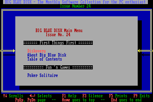 Big Blue Disk #24