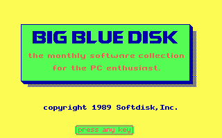 Big Blue Disk #30