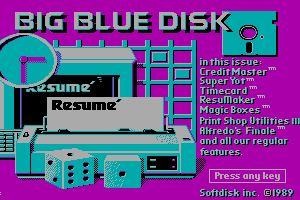 Big Blue Disk #34