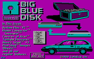 Big Blue Disk #35