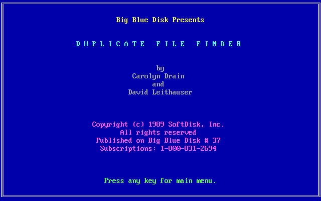 Big Blue Disk #37