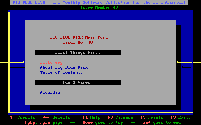 Big Blue Disk #40