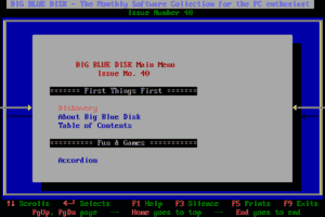Big Blue Disk #40