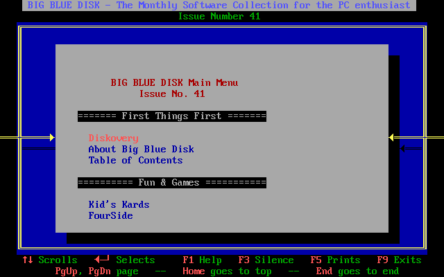 Big Blue Disk #41