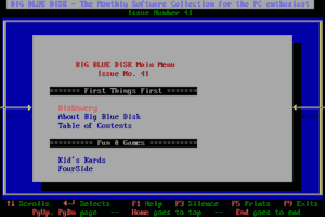 Big Blue Disk #41