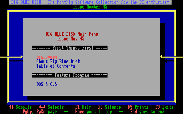 Big Blue Disk #45