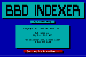 Big Blue Disk #53