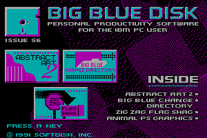 Big Blue Disk #56