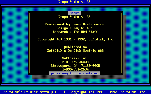 Big Blue Disk #63