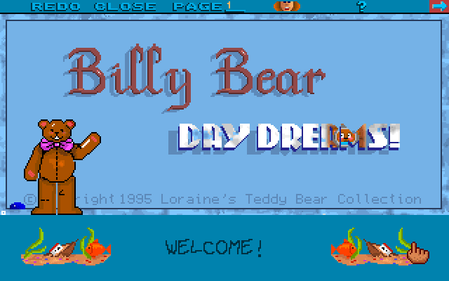 Billy Bear ...Day Dreams & Night Dreams