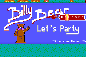 Billy Bear ...Let's Party!