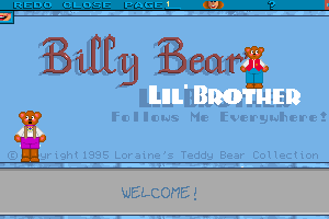 Billy Bear's Lil' Brother