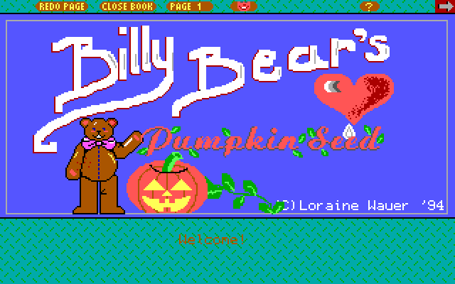Billy Bear's Pumpkin Seed