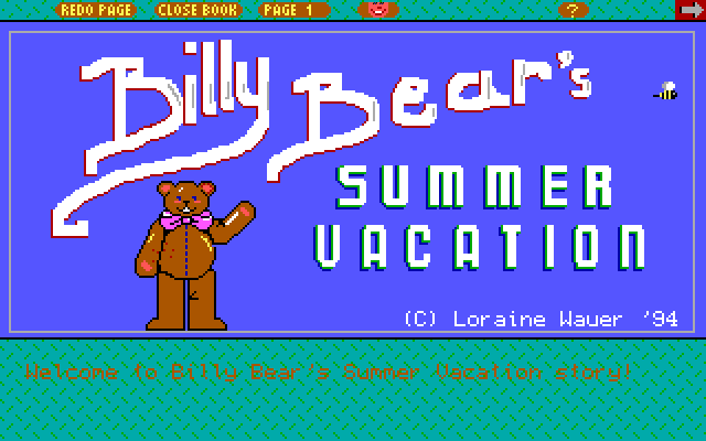 Billy Bear's Summer Vacation