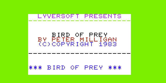 Bird of Prey
